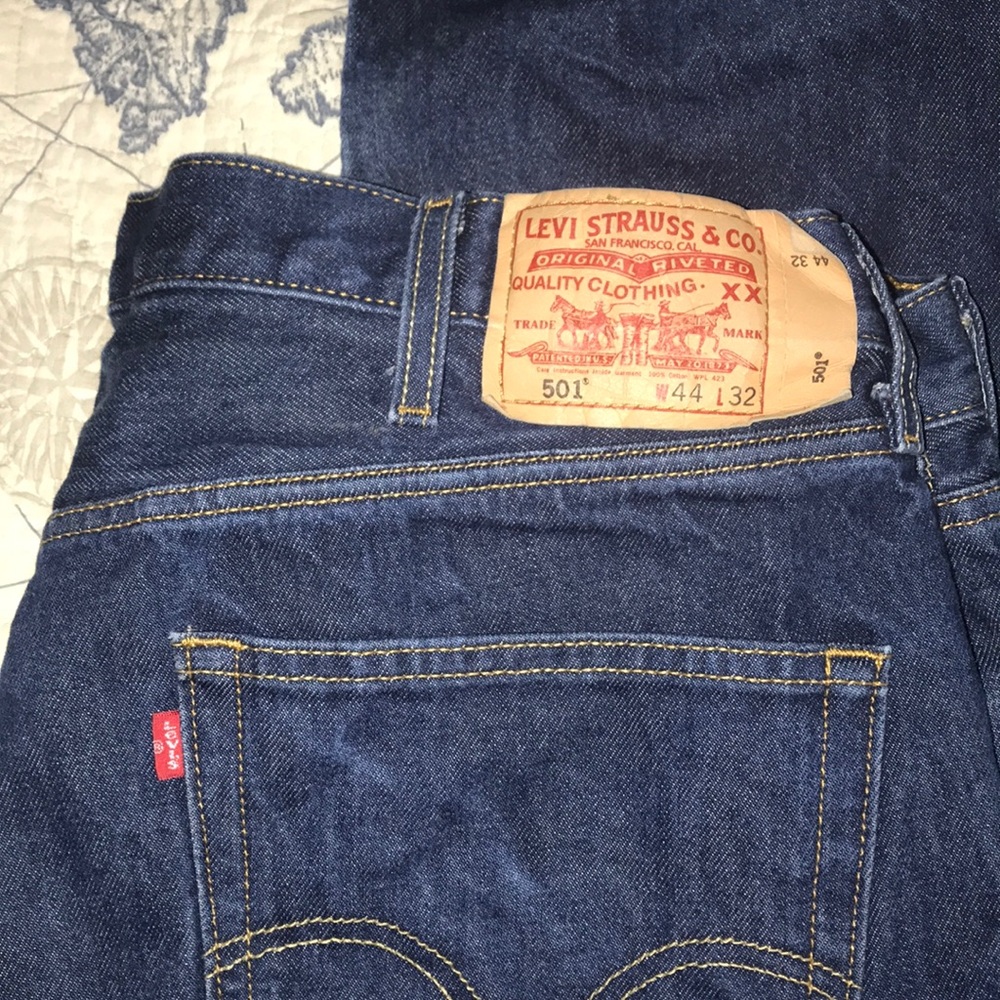 Levi 501 Jeans button fly